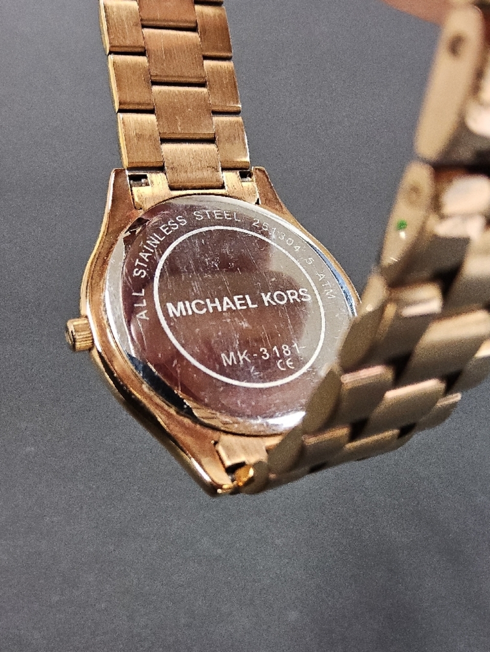 Michael Kors Womens Rose Gold Bracelet Watch with Rose Dial - Picture 5 of 6